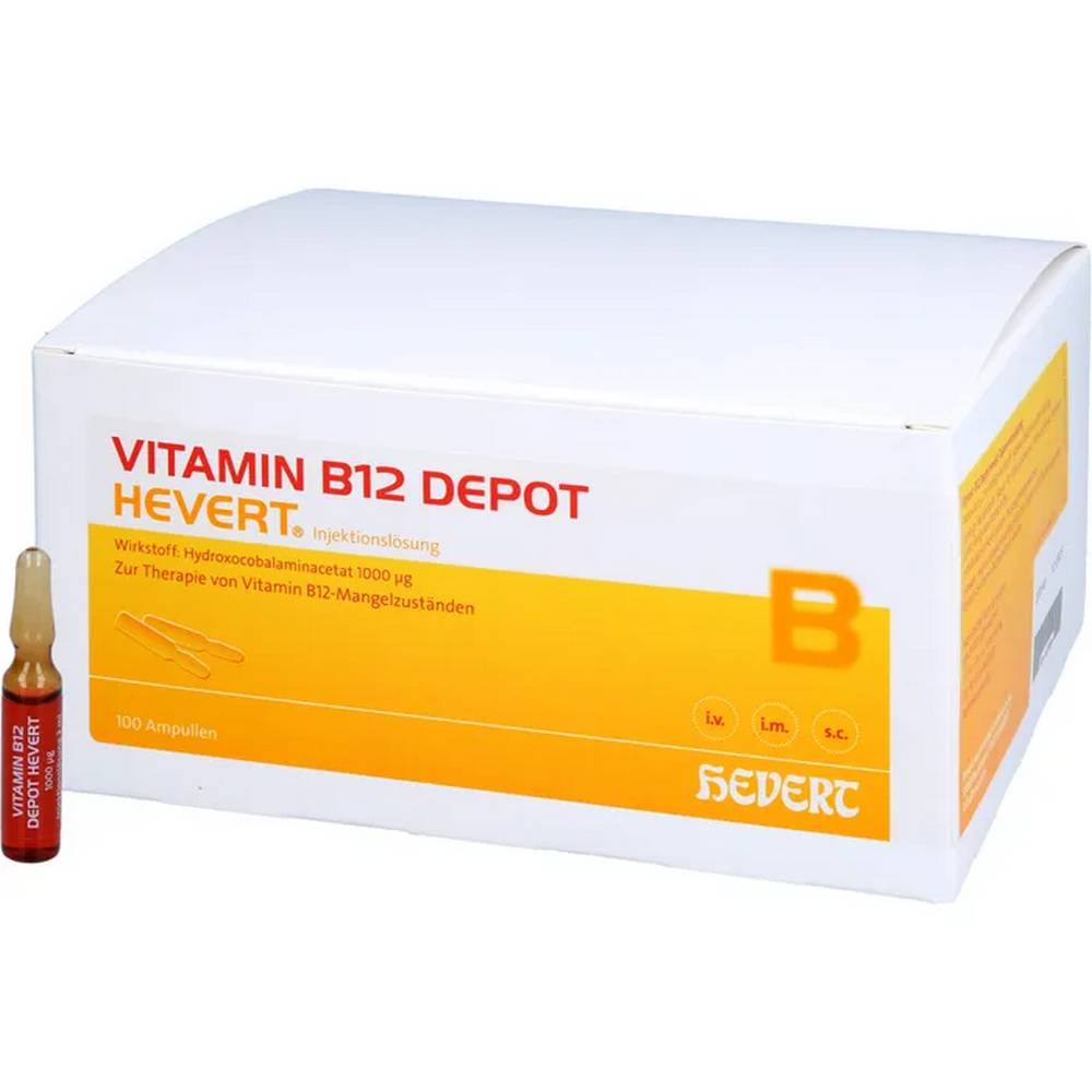 Витамин В12 Depot Hevert 10 ампул, Германия