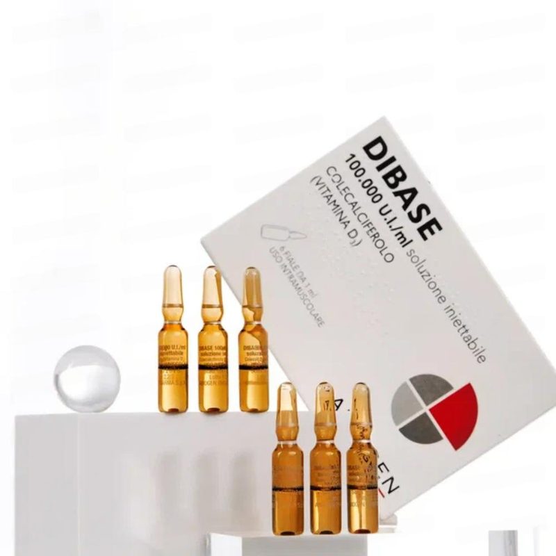 Dibase 100.000, 6 ампул, Италия