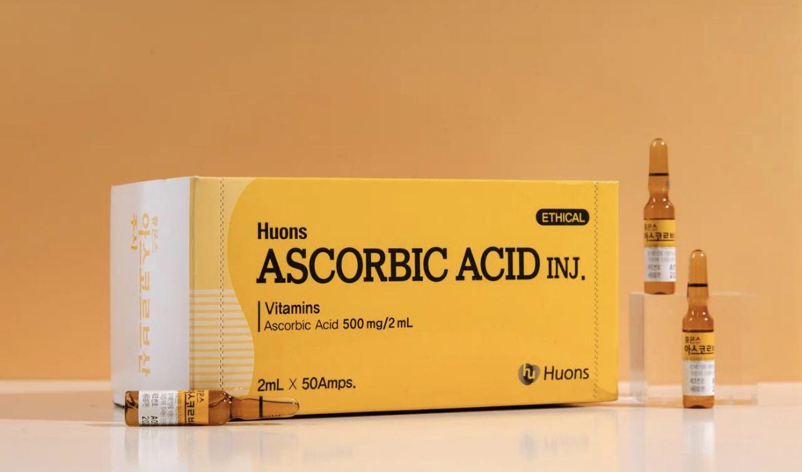 Huons Vitamin C 500 мг, 50 ампул, Корея